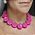 Colar pedras resina pink - Imagem 2