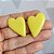 Brinco coração limão - Imagem 1