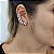 Earcuff estruturado prata - Imagem 1