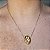 Colar duas gotas dourado - Imagem 1