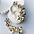 Earcuff  florir dourado - Imagem 1
