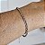 Pulseira cordão baiano prata - Imagem 1