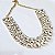 Maxi colar chatons dourado - Imagem 1