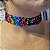 Choker flexível paetê colorido - Imagem 2