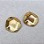 Brinco diamantado fosco dourado - Imagem 1
