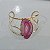 Bracelete ágata rosa - Imagem 2