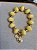Pulseira esfera amarelo manteiga - Imagem 1
