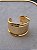 Bracelete liso dourado - Imagem 1