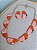 Conjunto resinado laranja - Imagem 1