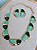 Conjunto resinado verde - Imagem 1