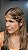 Headpiece dourado pingentes - Imagem 1