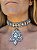 Choker engrampada pingente grafite - Imagem 1