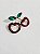 Broche resinado cereja - Imagem 1