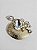 Broche abstrato dourado - Imagem 1