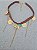 Choker boho chocolate - Imagem 1