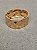 Bracelete articulado martelado dourado - Imagem 1