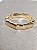 Bracelete martelado abs dourado - Imagem 1