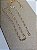 Cinto baguete strass dourado - Imagem 1
