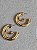 Argola dupla abs dourado - Imagem 1