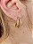 Argola Naty strass dourado - Imagem 2