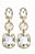 Brinco Longo Oval Cristal Festa - Imagem 1
