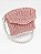 Bolsa de tricô rosa seco - Imagem 1