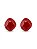 Brinco diamantado vermelho - Imagem 1