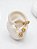 Conjunto brincos e piercing citrino - Imagem 1