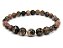 Pulseira Rodonita mm Pedra Natural 6mm e 8mm com 18cm - Imagem 3