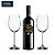 Kit vinho com caixa de MDF e revestimento em couro sintético. - Imagem 3