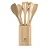 Utensílios de Bambu 06 Peças  - A26191301 - Imagem 1
