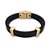 Pulseira masculina Lucca com banho de ouro 18K - Imagem 1