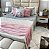 Manta Pra Sofa Rosa Xale Chale Poltrona Decorativa peseira - Imagem 1
