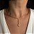 Choker Ajustável com Gota em Zircônia - Imagem 1