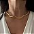 Choker Metal Ondulado Wave Dourado - Imagem 1