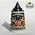Caneco de Cerâmica com Tampa para Cerveja Caneco Hopfen Malz Gotterhalfs 500ml Tankard Mug - Imagem 3