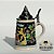 Caneco de Cerâmica com Tampa para Cerveja Caneco Hopfen Malz Gotterhalfs 500ml Tankard Mug - Imagem 5