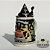 Caneco de Cerâmica com Tampa para Cerveja Caneco Hopfen Malz Gotterhalfs 500ml Tankard Mug - Imagem 4