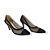 SCARPIN TELA SALTO MEDIO - NOBUCK BLACK - Imagem 6