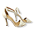 SANDALIA GISELE SALTO ALTO FINO - OFFWHITE NP - Imagem 2