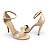 Sandalia Gisele Salto Fino Alto - Verniz Bege - Imagem 2