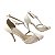 SCARPIN SALTO ALTO FINO COM TELA - OFF-WHITE - Imagem 3