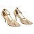 SCARPIN SALTO ALTO FINO COM TELA - NUDE - Imagem 2