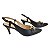SCARPIN SLINGBACK SALTO FINO  PRETO - Imagem 3