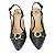 SCARPIN SLINGBACK SALTO FINO  PRETO - Imagem 4