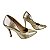 SCARPIN SALTO ALTO FINO DOURADO - Imagem 3