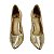 SCARPIN SALTO ALTO FINO DOURADO - Imagem 6