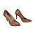 SCARPIN SALTO ALTO FINO MARROM - Imagem 2
