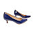 SCARPIN SALTO BAIXO - AZUL ESCURO - Imagem 4