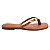 Sandália Rasteira de Dedo - Marrom - Imagem 1
